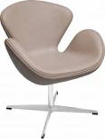 Кресло Bradex Home SWAN STYLE CHAIR латте, экокожа (RF 0688)