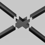 Соединитель X-образный для профиля черный Maytoni Elasity IP O-TR001-CC