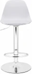 Барный стул Woodville Soft white / chrome