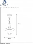 Уличный светильник подвесной Lucide Aruba 11872/01/30