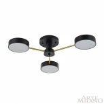 Потолочная люстра на штанге Arte Milano Ferrara 252006/3 Bk/Bk (LED, 220V, круглые)
