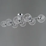 Потолочная люстра на штанге ILLUMICO IL0701-8CSQ-24 CR ARIES