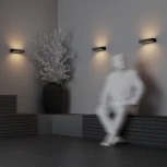 Уличный настенный светильник  Maytoni Lot O428WL-L20GF3K (LED, 220V, IP65)