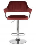 Стул барный DOBRIN CHARLY (винный велюр (MJ9-35))