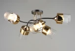 Потолочная люстра на штанге Мелодия Света SL1N SL2836-6 CF+GD 000066043