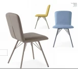 Обеденный стул M-City EMMA CB/1662-SK mt.P94 Matt Optic white/ S92 Skuba Optic White