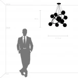 Подвесная люстра Croco 815397