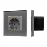 Розетка электрическая с Zigbee управлением SCT-OMALI-EUZB1-PL-GR (240V, 16A, Zigbee) (Arlight) 050101