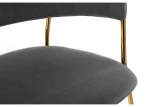 Стул Woodville на металлокаркасе Kamelia grey / gold 11777