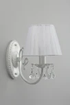 Бра настенное Bantine OML-53211-01 (220V, хрусталь, подвески, круглые)