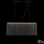 Подвесная люстра светодиодная APL LED Sicilia SH06.70.A.Ni.4000 (220V, хрусталь, на тросе)