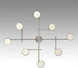 Потолочная люстра Lumion Dabra 8115/8C никель, металл LED GX53 8*7W 220V