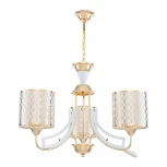 Подвесная люстра Arte Milano Florentia-3387 303387/3 Wh/Gd (220V, на цепи)