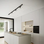 Светильник трековый однофазный Feron AL125 48777 GX53, черный (220V, круглые, IP40)