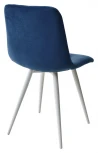Стул CHILLI-Q синий #29, велюр / белый каркас, 4 шт/ 1 к