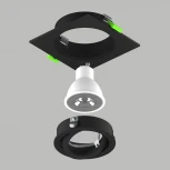 Светильник встраиваемый MR16/GU10 max 1x12Вт Lightstar Singo Base 011625