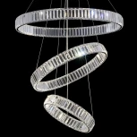 Подвесной светильник Citilux Чезаре CL338381 (регулировка яркости, LED, 220V, хрусталь, пульт управления, на тросе)