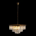 Подвесная люстра каскадная Loft IT Prism Clear 10019/500S (220V, хрусталь, на цепи)