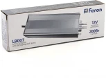 Трансформатор для светодиодной ленты 200W 12V IP67 (драйвер) Feron LB007 48061