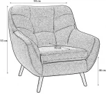 Кресло R-Home Сканди-1 Грей