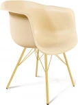 Стул SHT-ST31/S37 бежевый/золото от фабрики Sheffilton