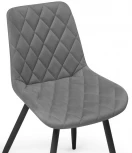 Стул Notta на металлокаркасе Баодин К крутящийся темно-серый / черный 520606