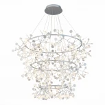 Подвесная люстра ST Luce Rafina SL379.103.486 (LED, 220V, на тросе, лепестки, кольцо)