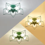 Потолочная люстра на штанге Asteri Green Imperiumloft Asteri01 (178357-26) (для детской, 220V)