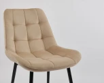 Стул MyFar Феникс бежевый велюр (комплект 2 шт) MF1002-2