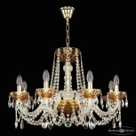 Подвесная люстра Bohemia 5402 5402/8/240 G Amber/M-1F