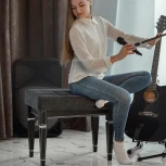 Банкетка Васко В 97Н венге/серебро от фабрики Mebelik