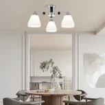 Потолочная люстра на штанге Arte Milano Napoli 325119/3 CR+BK (220V)