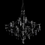 Подвесная люстра Loft It Mira 10259/800 Silver Asfour (LED, 220V, на тросе)