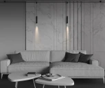 Трековый светильник с гибким неоном магнитный 5W 48V Maytoni Skim TR210-1-5W3K-M-B (LED, круглые)