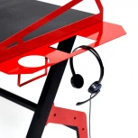 Стол Cyber-3 черно-красный/black-red