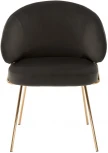 Стул-полукресло Bradex Home Emil графит с золотыми ножками (RF 0544)