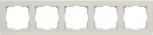 Рамка на 5 постов Stark (слоновая кость) Werkel W0051803 (a050915)