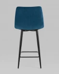 Стул полубарный Stool Group Джанго велюр синий высота сиденья 60 см УТ000035295
