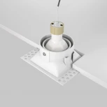 Встраиваемый светильник под гипсокартон Dot GU10 1x50Вт Maytoni Technical DL042-01-SQ-W (220V)