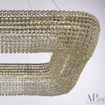 Подвесная люстра светодиодная APL LED Rimini S504.0.80.A.4000.Gold