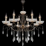 Подвесная люстра Reluce 04456-0.4-08 (220V, подвески, на цепи, подсвечник, свеча)