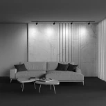 Трековый светильник однофазный 220V Maytoni Polar TR088-1-GX53-B (круглые)