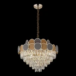 Подвесная люстра каскадная Wertmark Oriana WE145.13.303 (220V, хрусталь, на цепи)