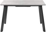 Стол Dublin раскладной 120-160х80х75 серый мрамор с чёрными ножками Bradex Home RF 0415