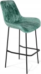 Стул барный Sheffilton SHT-ST37/S29 зеленый чай/черный муар от фабрики Sheffilton