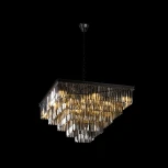 Подвесная люстра каскадная Loft IT Prism 10018/800S (220V, хрусталь, на цепи)