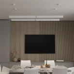 Светильник подвесной/накладной линейный светодиодный Novotech Iter 358865 (220V, на тросе)