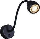 Настенный светильник с выключателем светодиодный для чтения Reluce 86203-9.2-001MN LED5W BK (220V)