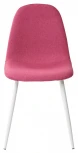 Обеденный стул M-City CASSIOPEIA G064-23 фуксия, ткань/ белый каркас