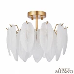 Потолочная люстра на штанге Arte Milano Rim 315009/D400 BS (220V, перо)